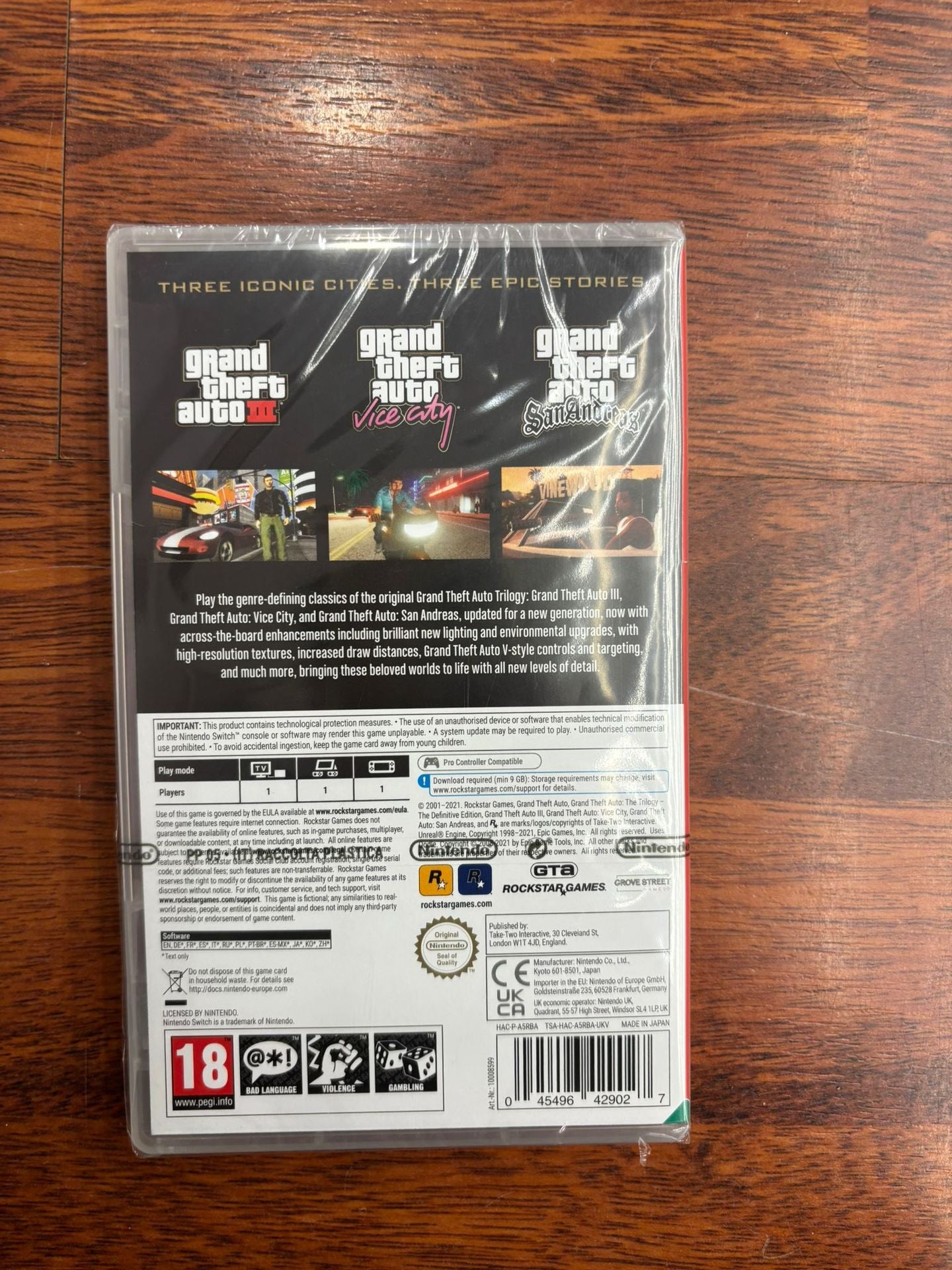 Gta The Trilogy The Definitive Edition Switch UK2