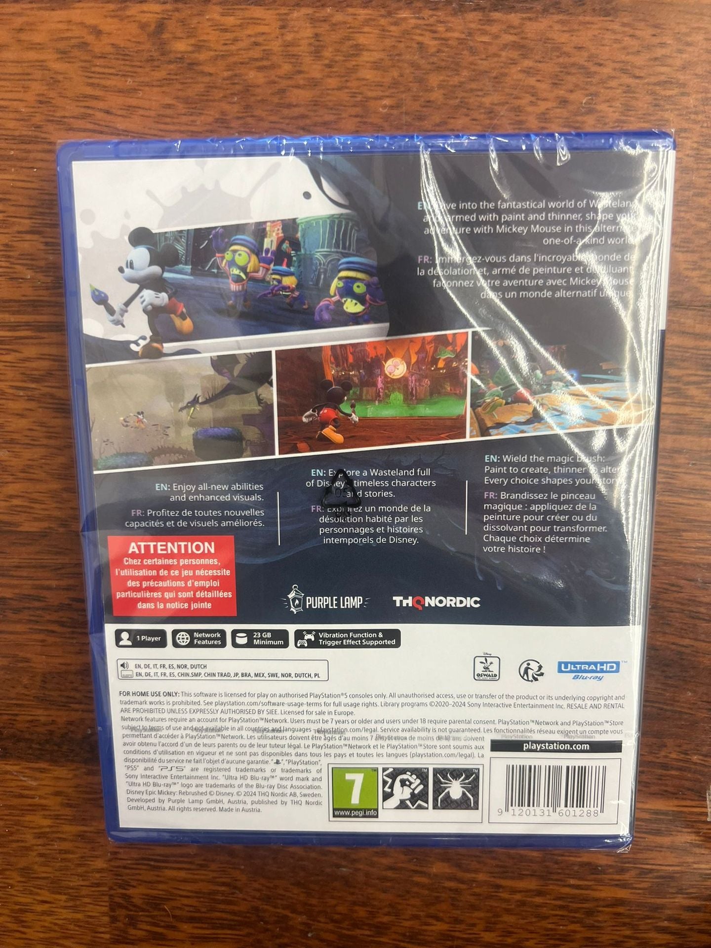 Disney Epic Mickey Rebrushed PS5 UK/FR
