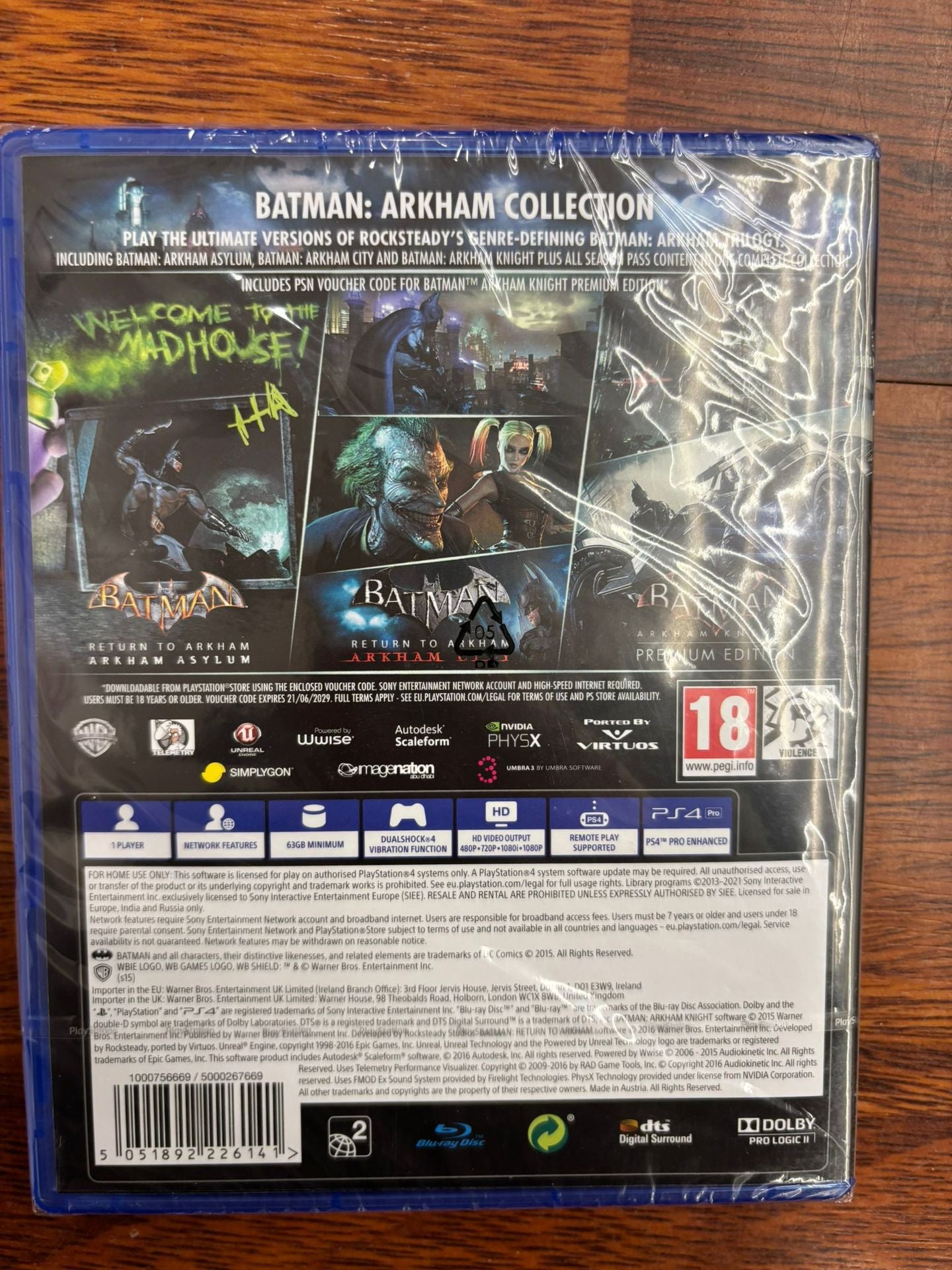 Batman Arkham Collection PS4 UK
