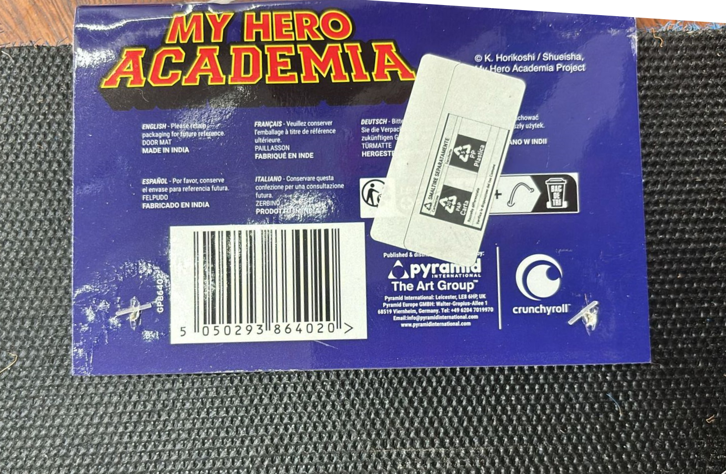 Zerbino My Hero Academia Mha Plus Ultra Cm 60X40 - Gp86402