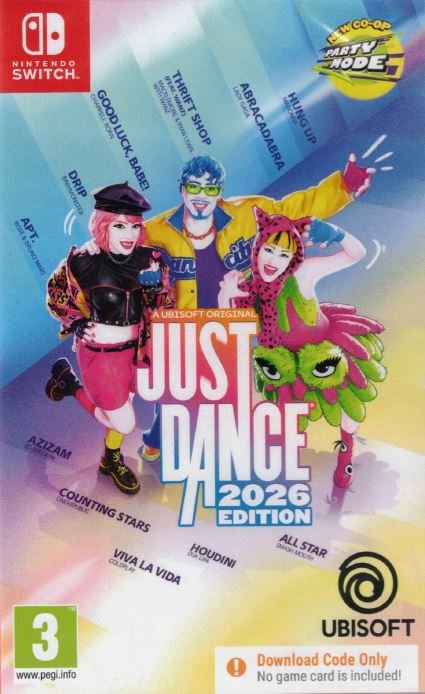 Just Dance 2026 Switch UK (Codice Digitale In Box)