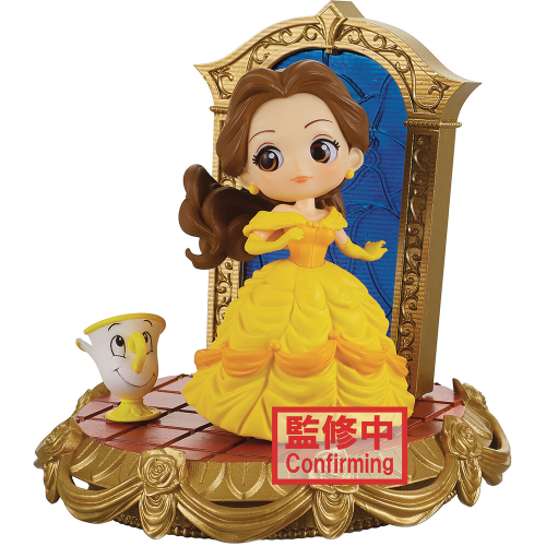 STATUE DISNEY BEAUTY AND THE BEAST Q POSKET MINI FIGURE - BELLE VER. TO