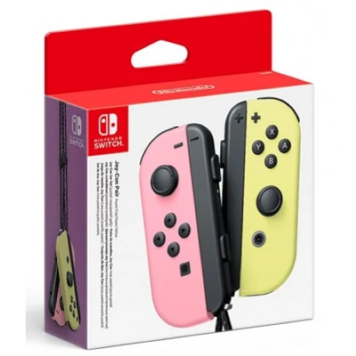 Joy-Con Pair Rosa Pastello/Giallo Pastello Coppia Switch