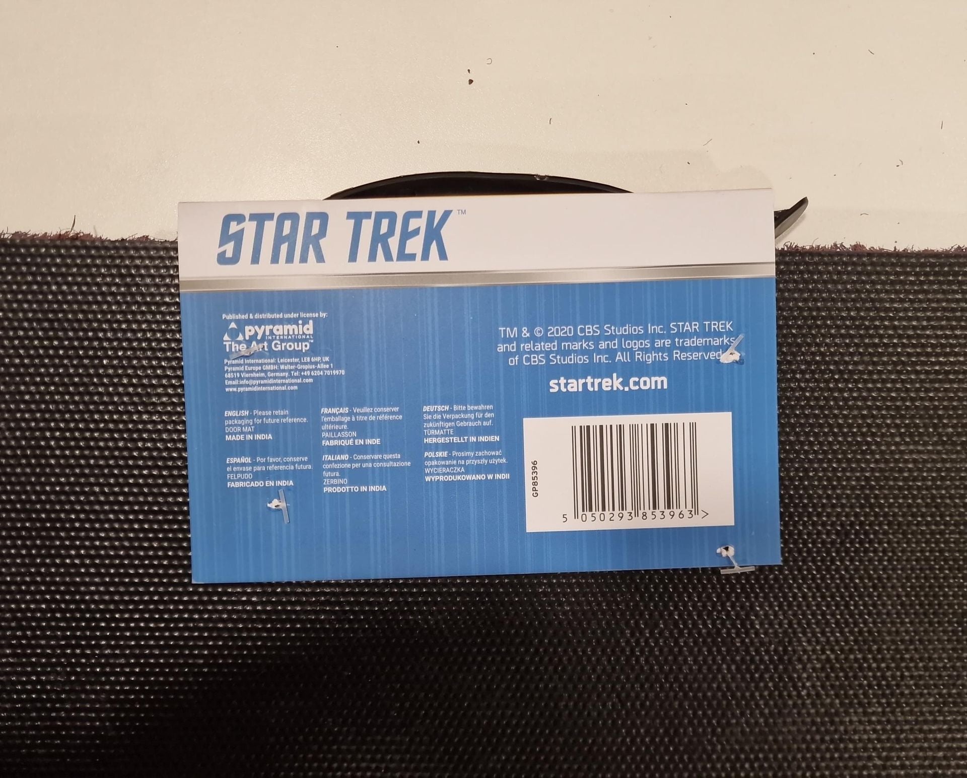 Zerbino Star Trek Welcome Aboard Cm 60X40 - Gp85396