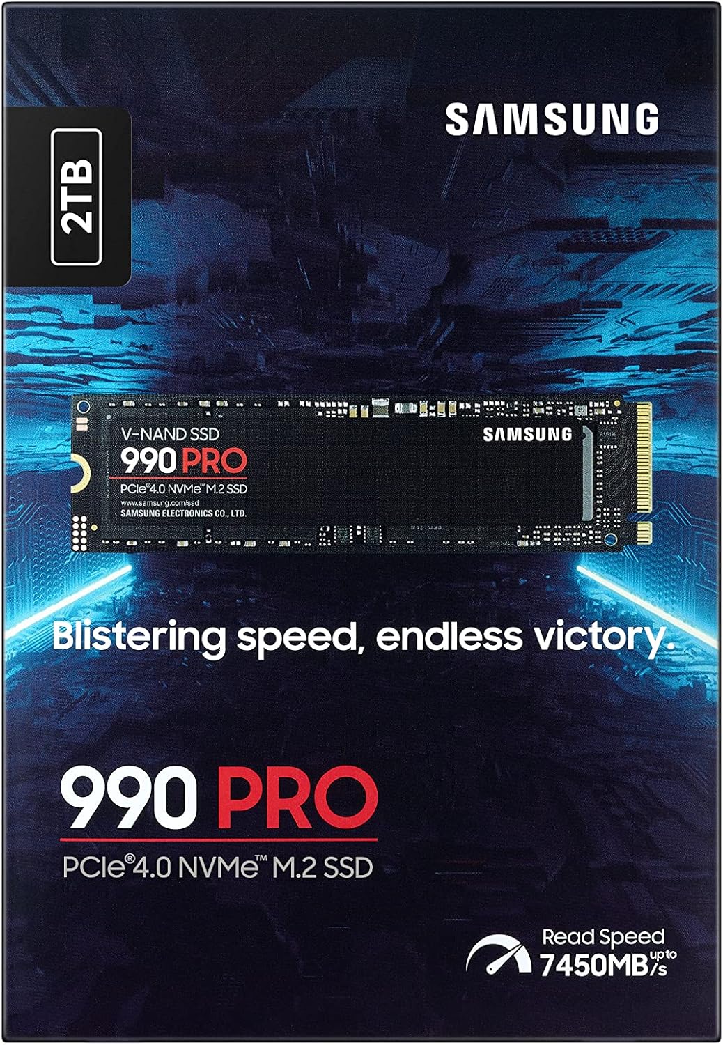 Samsung Ssd 990 Pro 2Tb Nvme M.2 Pcie Express 4.0  MZ-V9P2T0BW