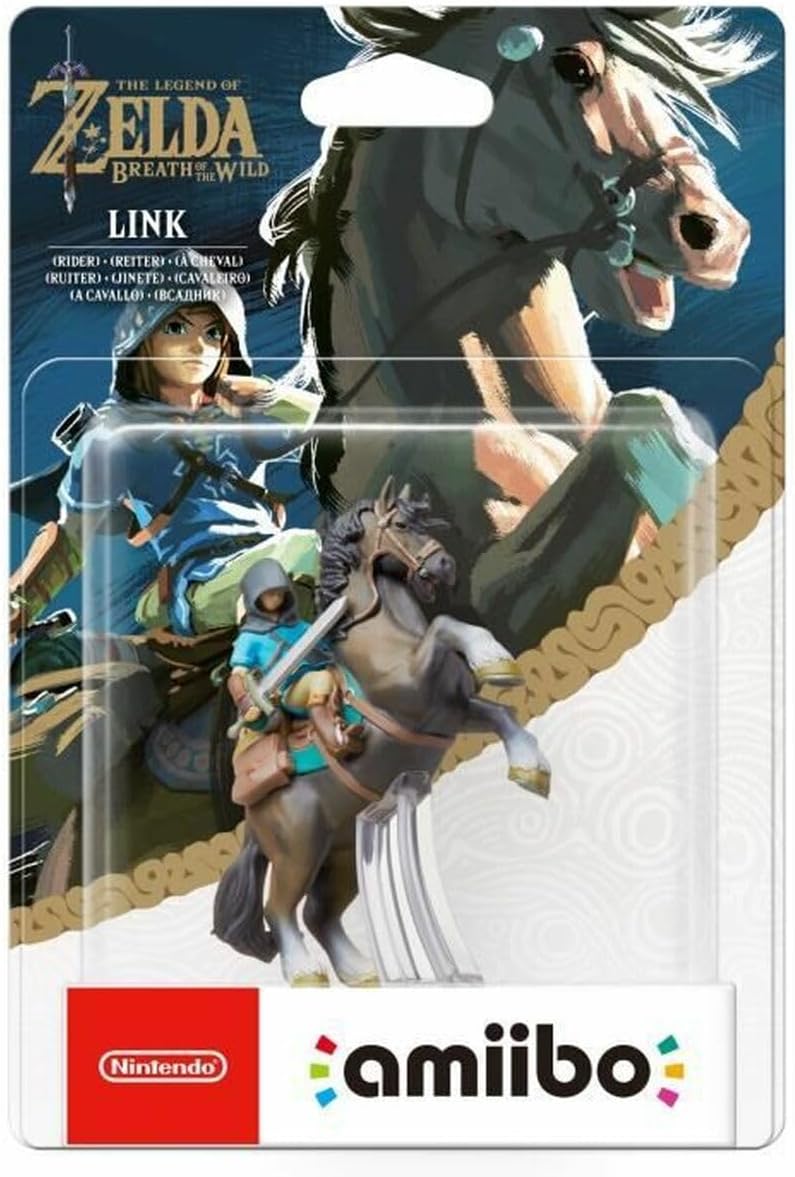 Amiibo The Legend Of Zelda Breath Of The Wild Switch - Link A Cavallo (Link Rider)