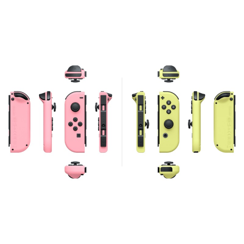 Joy-Con Pair Rosa Pastello/Giallo Pastello Coppia Switch