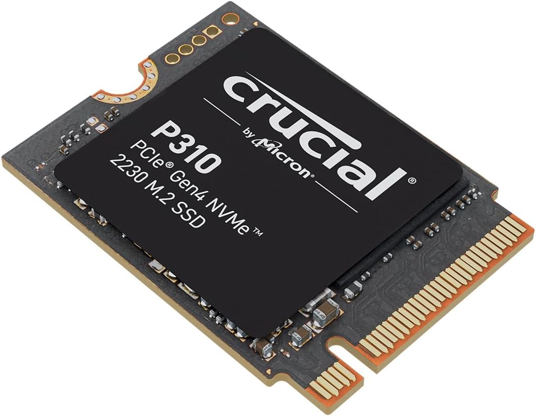 Crucial P310 Ssd Interno 1TB PCIe Gen4 NVMe 2230 M.2 CT1000P310SSD2 Usato