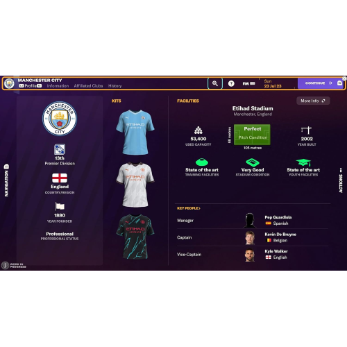 Footbal Manager 2024 Console Edition PS5 UK