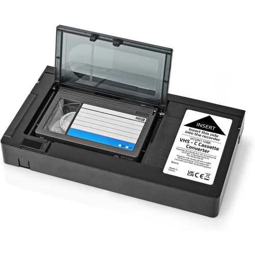 -König Kn-Vhs-C-Adapt Adattatore Per Cassette Vhs-C Nero