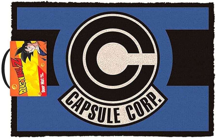 Zerbino Dragon Ball Z Capsule Corp Cm 60X40 - Gp85389