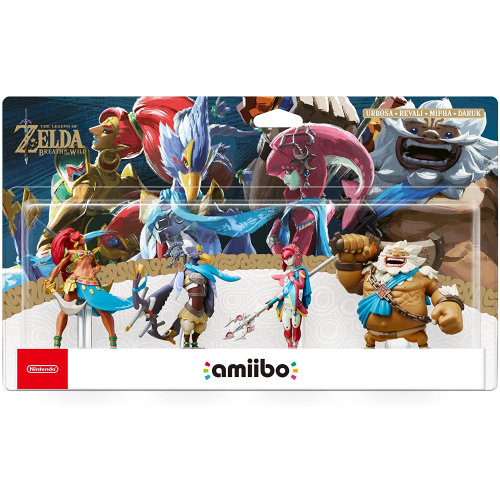 Amiibo The Legend Of Zelda Breath Of The Wild- 4 Campioni Urbosa-Revali-Mipha-DarUK