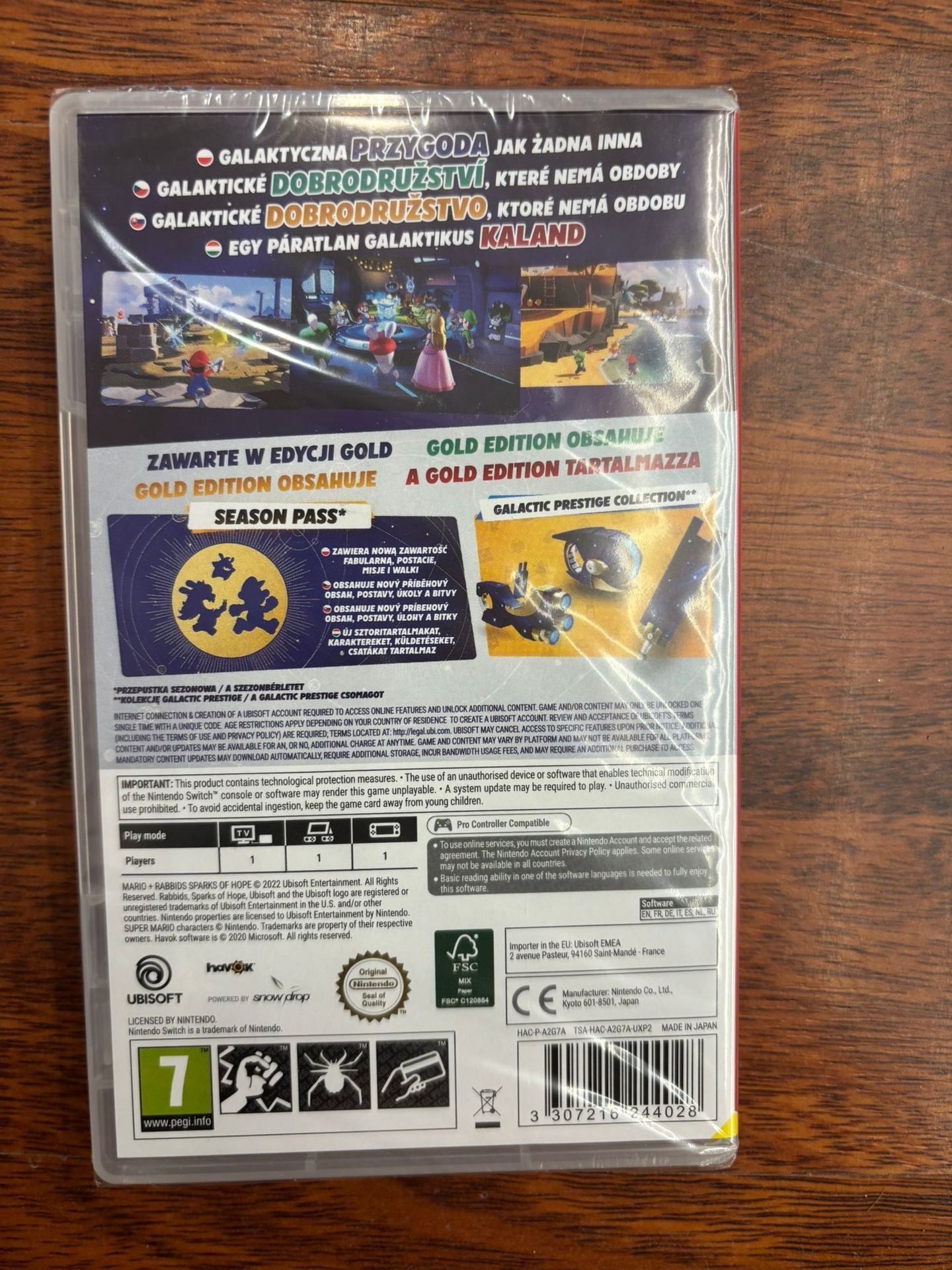 Mario + Rabbids Sparks Of Hope Gold Edition Switch PL/CZ/SL/HU