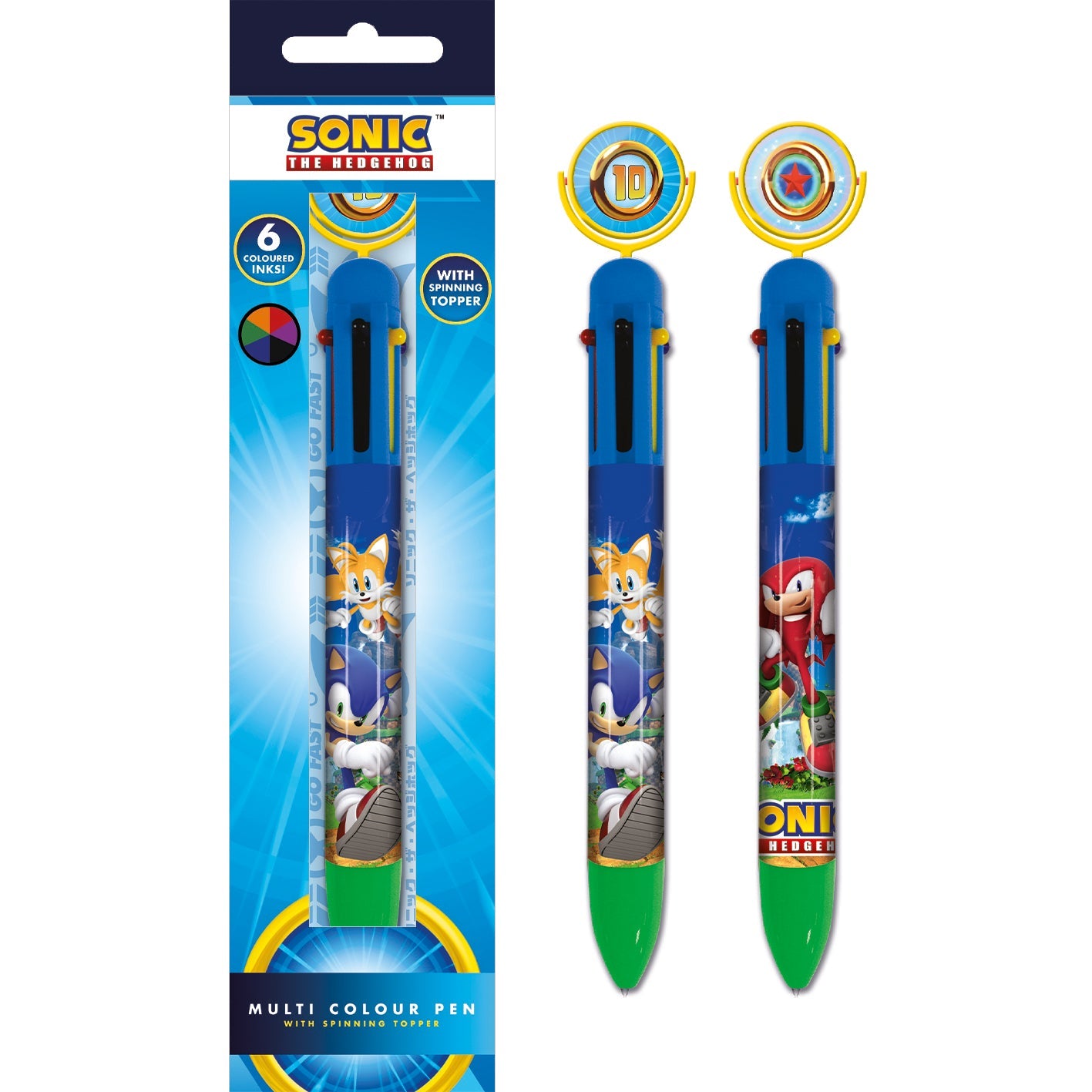 Penna Multicolore Sonic The Hedgehog - Sr74296