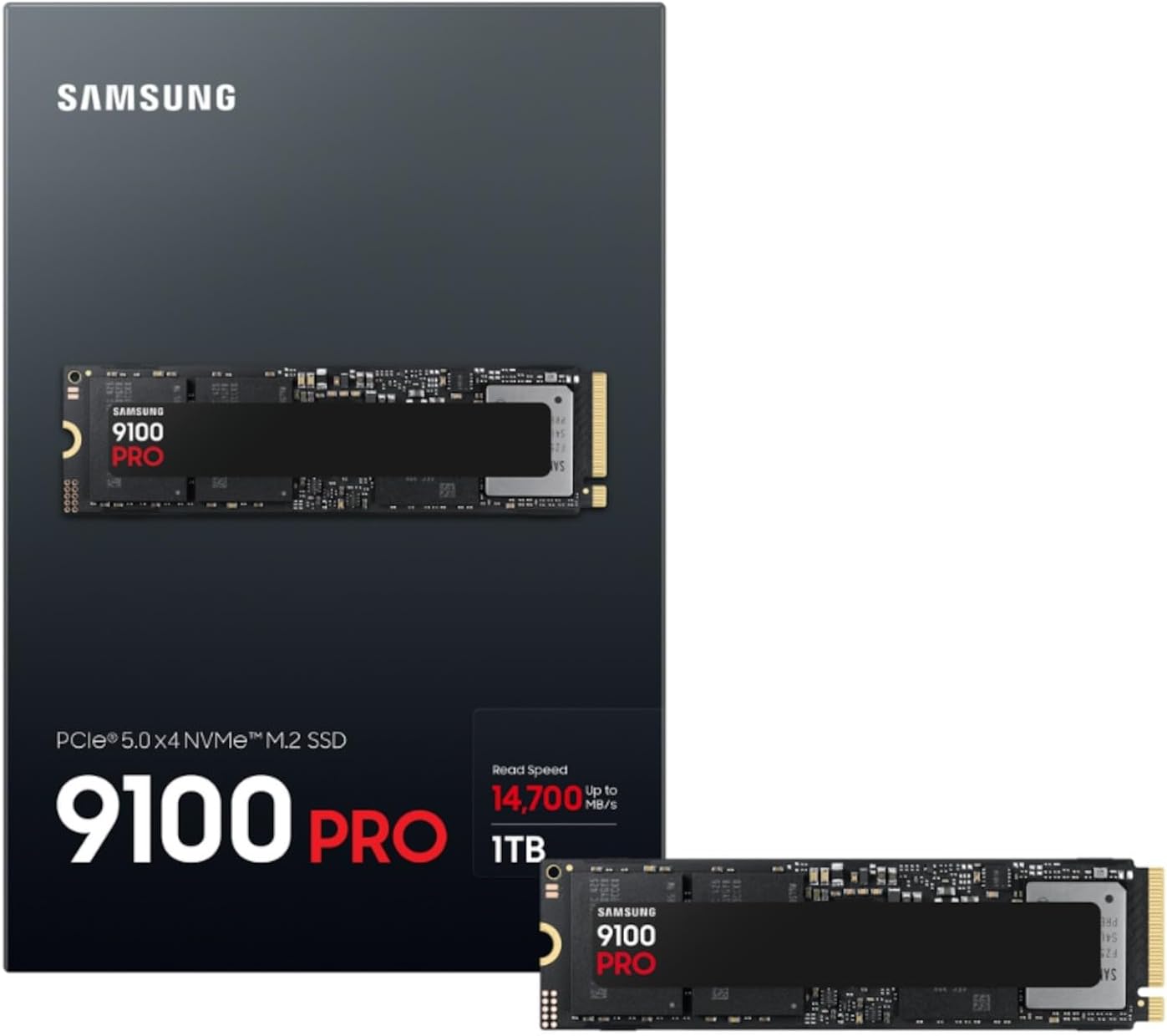 Samsung Ssd 9100 Pro Pcie 5.0x4 Nvme M.2 1Tb MZ-VAP1T0BW