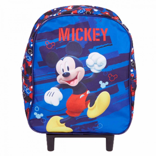 Disney Zaino Trolley Con Ruote Mickey Topolino