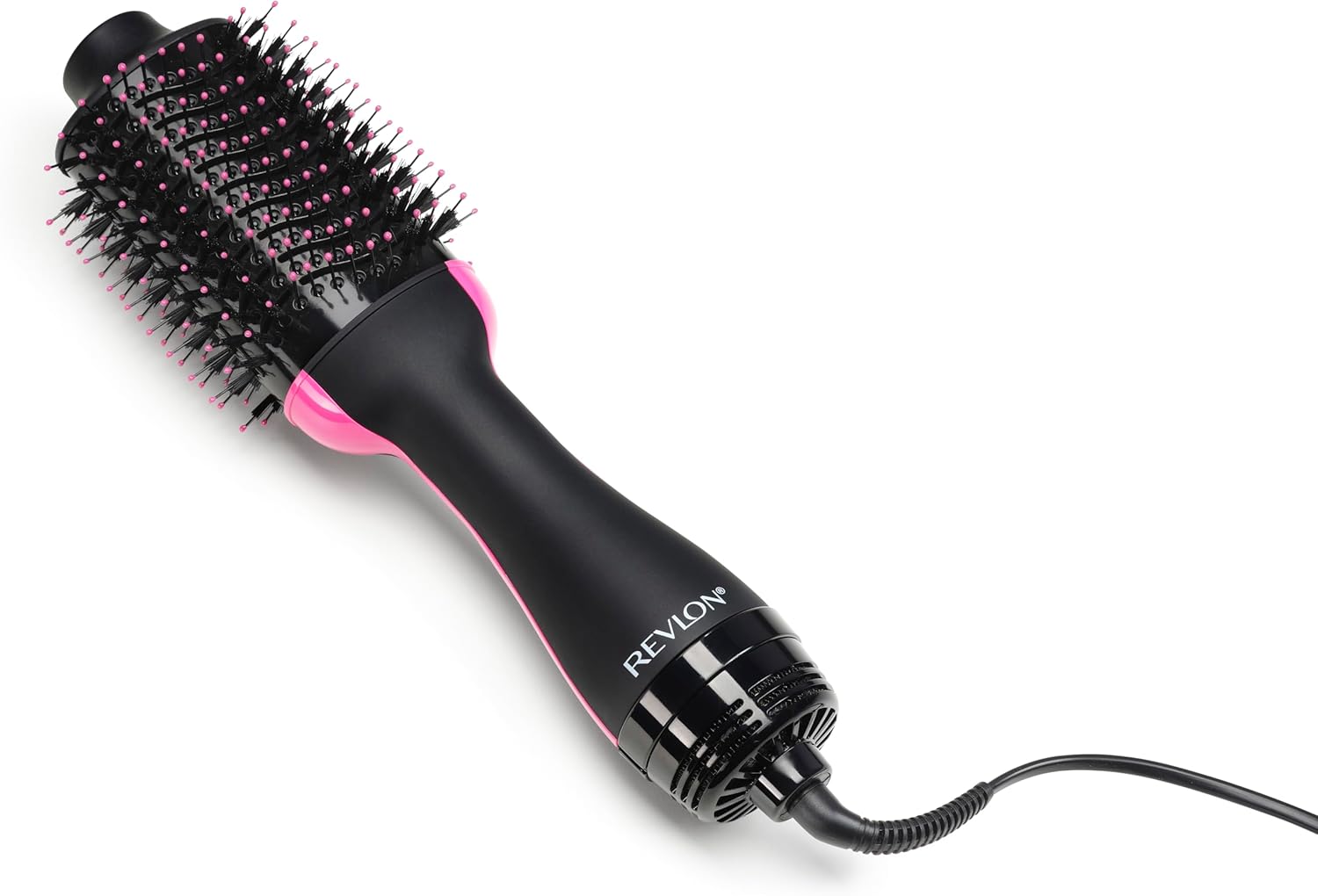 Revlon Spazzola One-Step Asciugacapelli e Volumizzante Nero/Rosa RVDR5222E