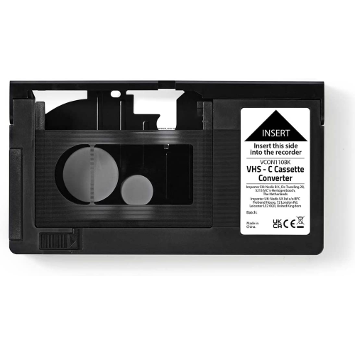 -König Kn-Vhs-C-Adapt Adattatore Per Cassette Vhs-C Nero