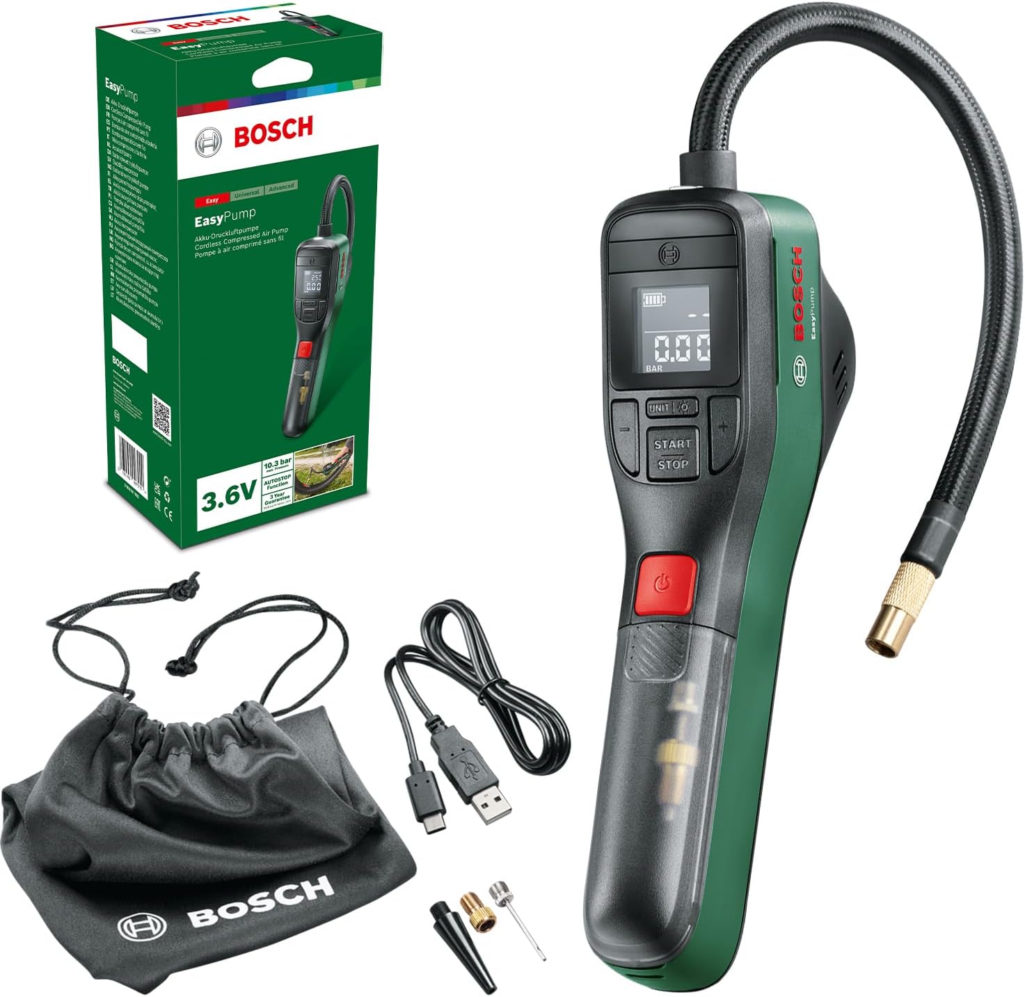 Bosch Mini Compressore Portatile a Batteria BOSCH-1202600