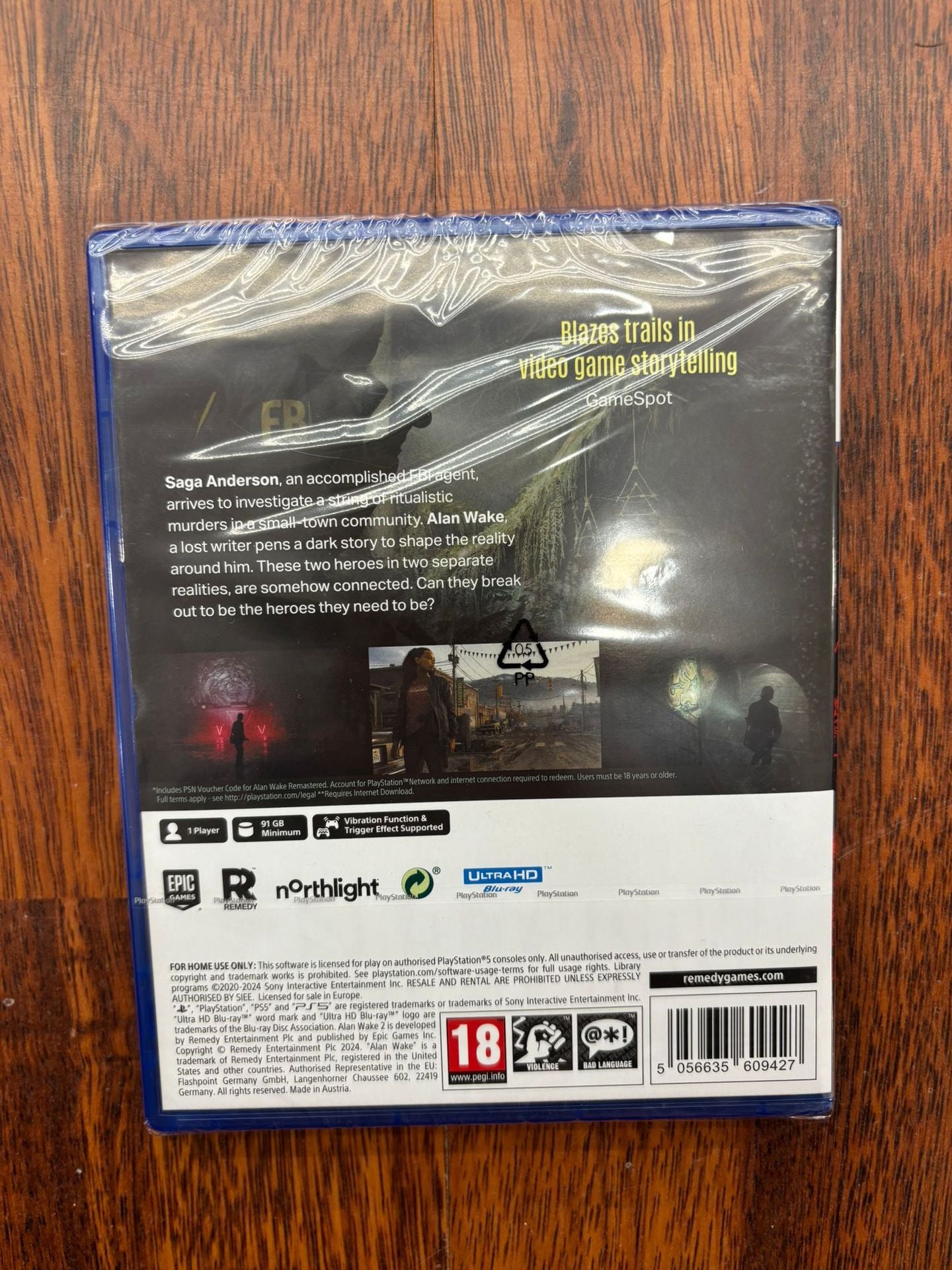 Alan Wake 2 Deluxe Edition PS5 UK