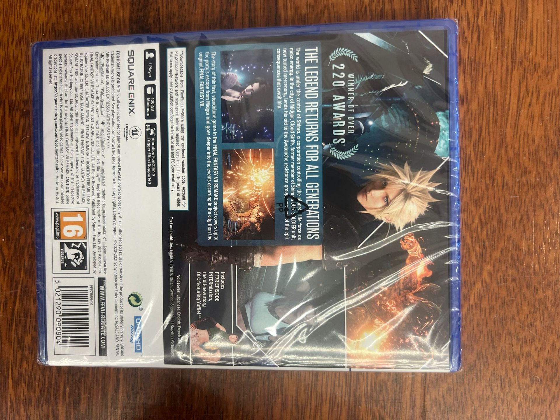 Final Fantasy Vii (7) Remake Intergrade PS5 UK