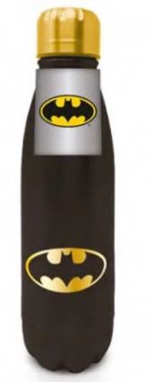 Borraccia In Metallo Batman (Nero-Oro) - Mdb25874